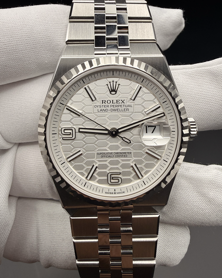 2026 Rolex Land-Dweller 40MM White Dial Flat Jubilee Bracelet (127334)