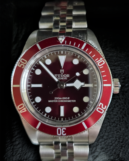 2025 Tudor Black Bay 58' 39MM Red Burgundy Dial Steel Bracelet (7939A1A0RU)
