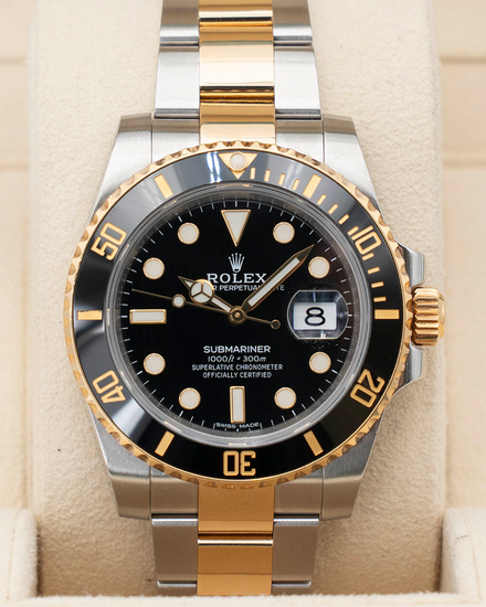 2017 Rolex Submariner Date 40MM Black Dial Two-Tone Oyster Bracelet (116613LN)