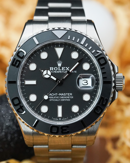 No Reserve - 2026 Rolex Yacht-Master 42MM Black Dial Titanium Oyster Bracelet (226627)