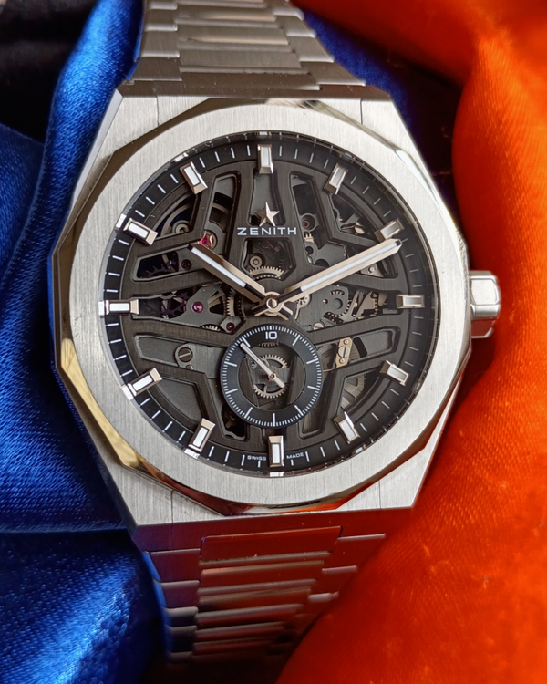 2023 Zenith Defy Skyline 41MM Skeleton Dial Steel Bracelet (03.9300.3620/78.I001)