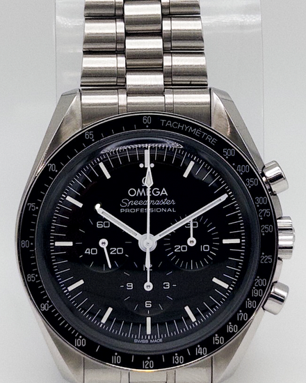 2024 Omega Speedmaster Professional Moonwatch 42MM Black Dial Steel Bracelet (310.30.42.50.01.001)