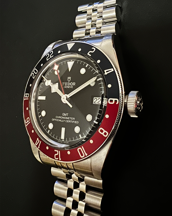 2021 Tudor Black Bay GMT "Pepsi" 41MM Black Dial Steel Bracelet (79830RB)