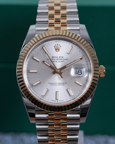 2026 Rolex Datejust 41MM Silver Dial Two-Tone Jubilee Bracelet (126333)