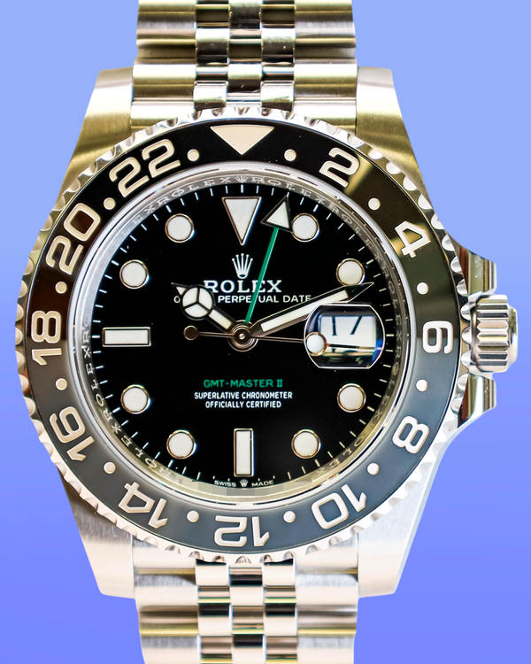 2026 Rolex GMT-Master II "Bruce Wayne" 40MM Black Dial Jubilee Bracelet (126710GRNR)