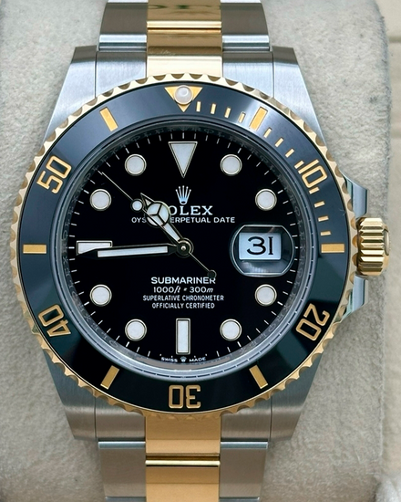 2023 Rolex Submariner Date 41MM Black Dial Two-Tone Oyster Bracelet (126613LN)
