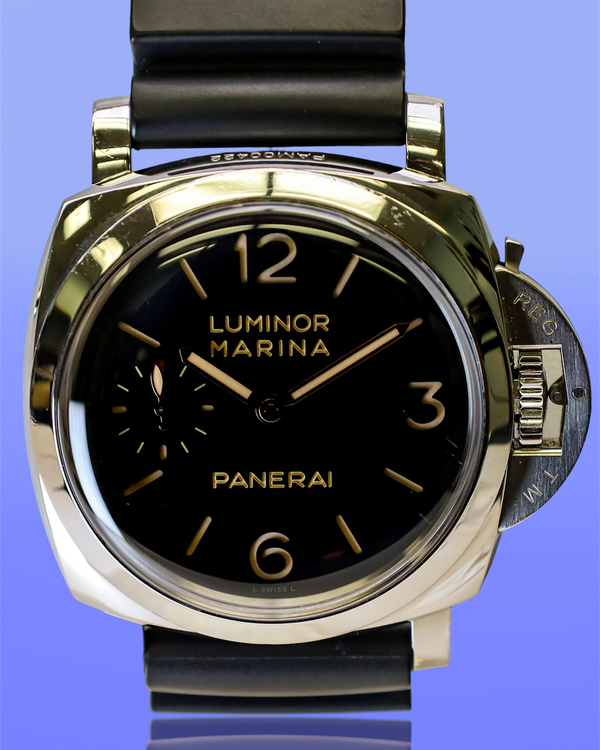 Panerai Luminor Marina 1950 3 Days 47MM Black Dial Rubber Strap (PAM00422)