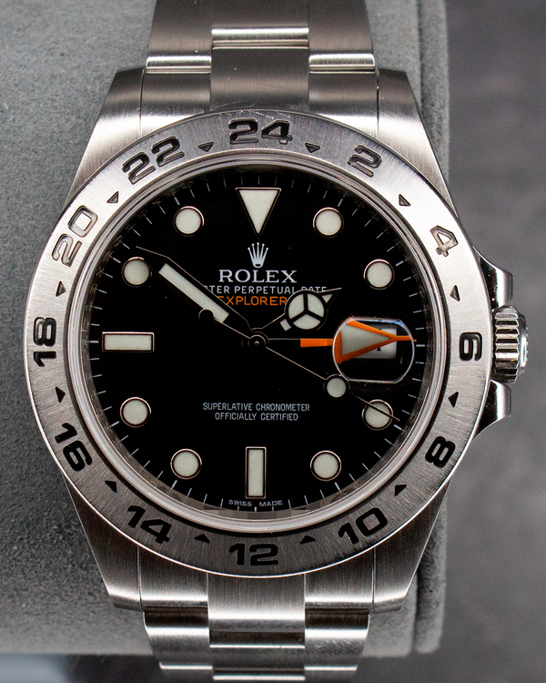 Rolex Explorer II 42MM Black Dial Oyster Bracelet (216570)