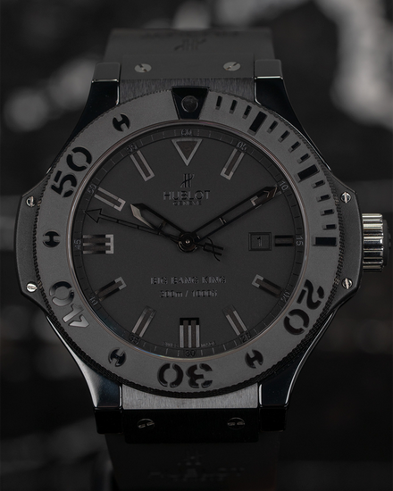 No Reserve - Hublot Big Bang King "All Black" L. E. 48MM Black Dial Rubber Strap (322.CM.1110.RX)