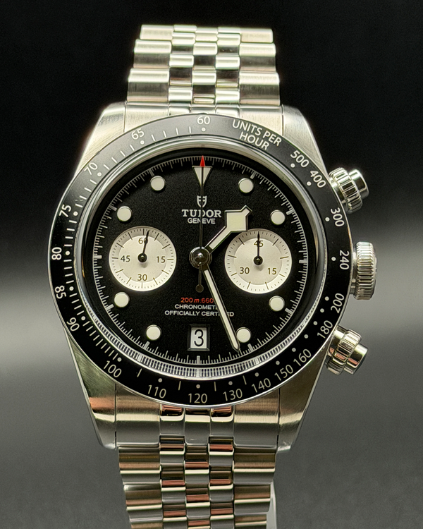 2021 Tudor Black Bay Chrono 41MM Black Dial Steel Bracelet (79360N)
