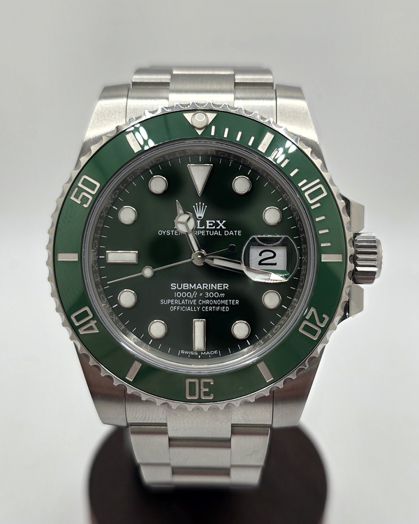 2020 Rolex Submariner Date "Hulk" 40MM Green Dial Oyster Bracelet (116610LV)