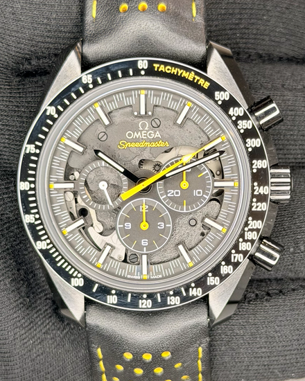 2020 Omega Speedmaster Dark Side of the Moon "Apollo 8" 44.25MM Black Dial Leather Strap (311.92.44.30.01.001)