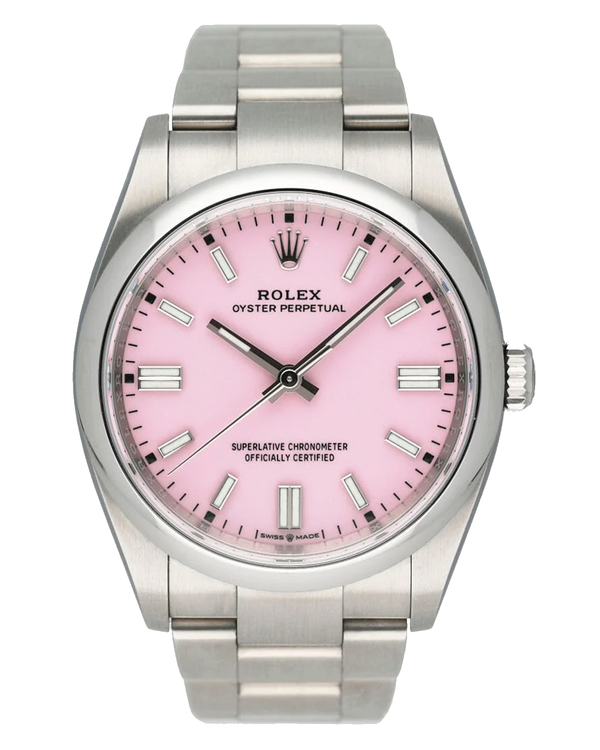 2022 Rolex Oyster Perpetual 36MM Pink Dial Oyster Bracelet (126000)