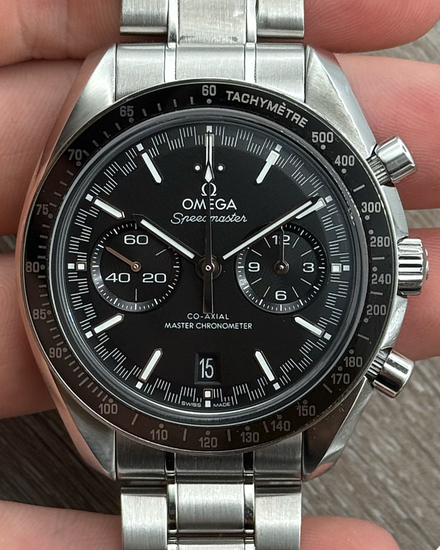 2022 Omega Speedmaster Racing 44.25MM Black Dial Steel Bracelet (329.30.44.51.01.001)