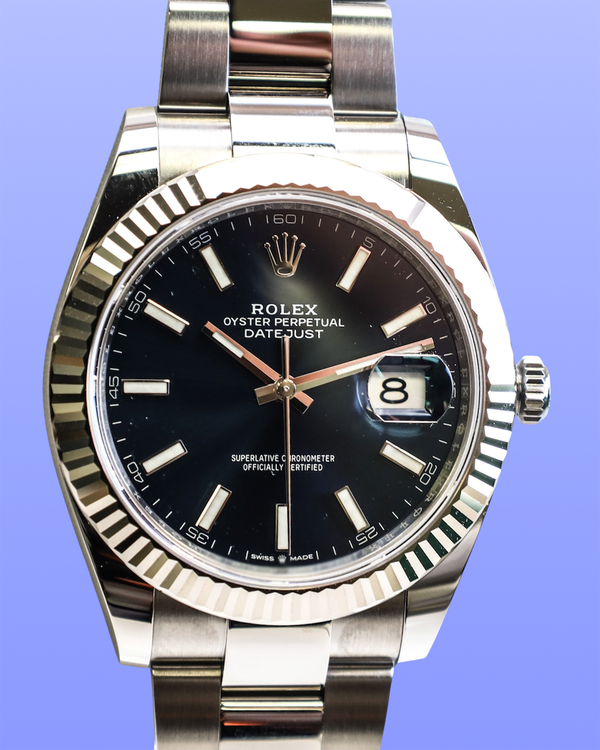 2026 Rolex Datejust 41MM Blue Dial Oyster Bracelet (126334)