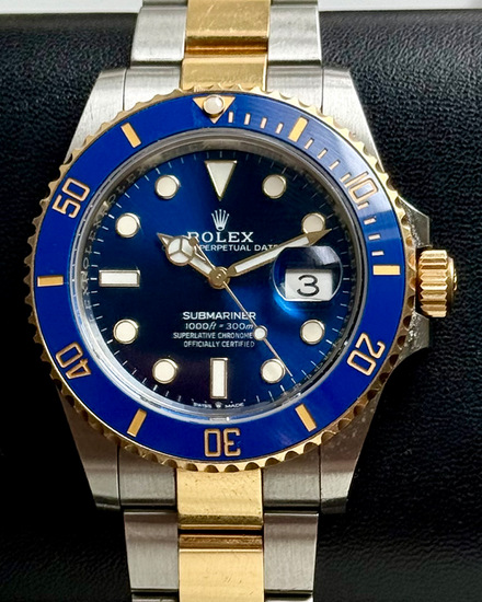 2022 Rolex Submariner Date "Bluesy" 41MM Blue Dial Two-Tone Oyster Bracelet (126613LB)