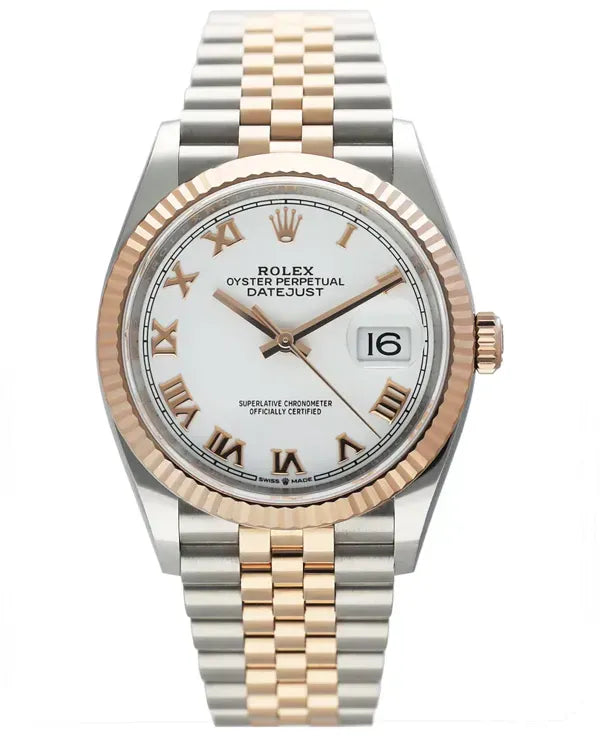 2021 Rolex Datejust 36MM White Dial Two-Tone Jubilee Bracelet (126231)