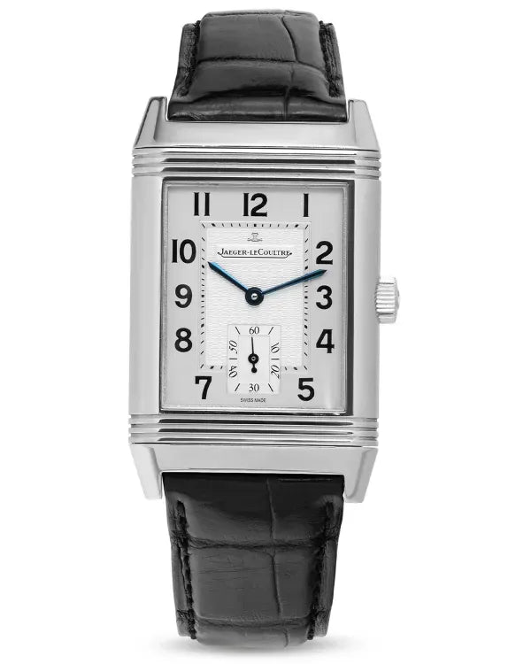 Jaeger-LeCoultre Reverso 26MM Silver Dial Leather Strap (270.8.62)
