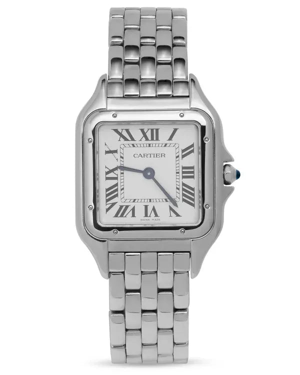 Cartier Panthère De Cartier 27MM Quartz White Dial Steel Bracelet (4016)