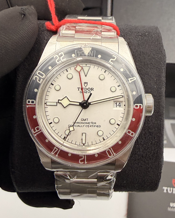 2024 Tudor Black Bay GMT Heritage "Pepsi" 41MM White Dial Steel Bracelet (79830RB)