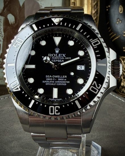 2015 Rolex Sea-Dweller Deepsea 44MM Black Dial Oyster Bracelet (116660)