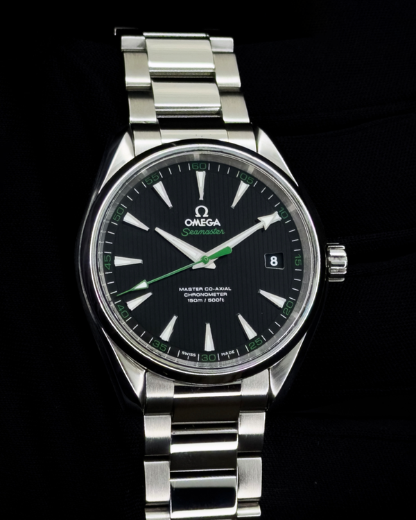 2018 Omega Seamaster Aqua Terra "Golf Edition" 41.5MM Black Dial Steel Bracelet (231.10.42.21.01.004)