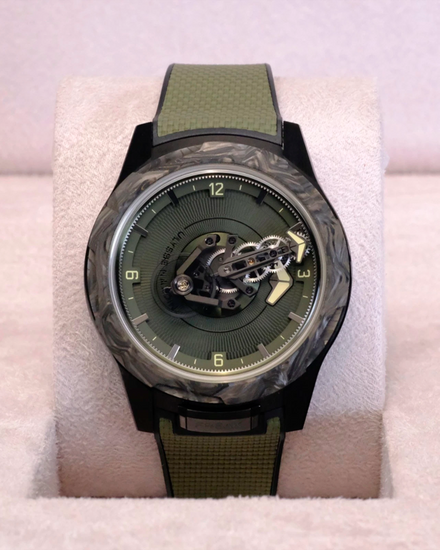 Ulysse Nardin Freak ONE OPS 44MM Green Dial Rubber Strap (2403-500-8A)