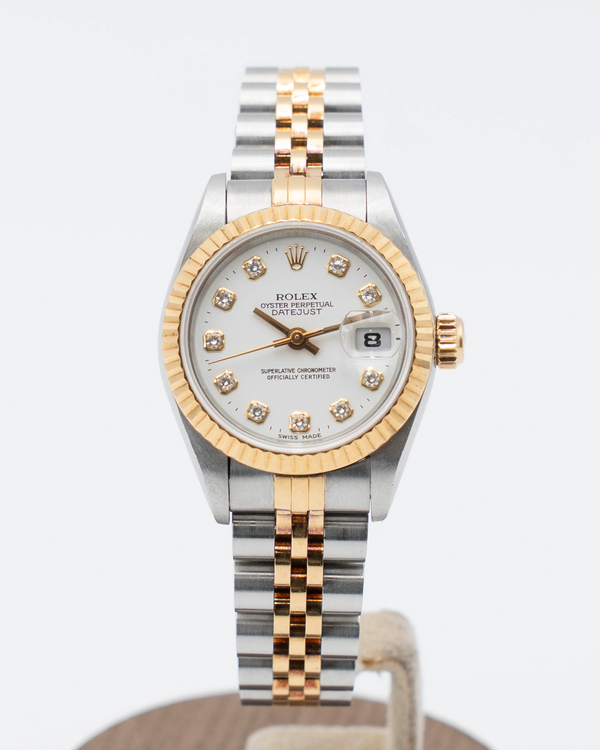 1994 Rolex Lady-Datejust 26MM White Dial Two-Tone Jubilee Bracelet (69173)