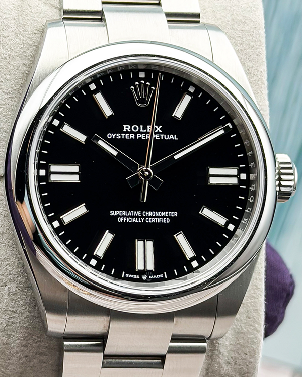 2025 Rolex Oyster Perpetual 41MM Black Dial Oyster Bracelet (134300)