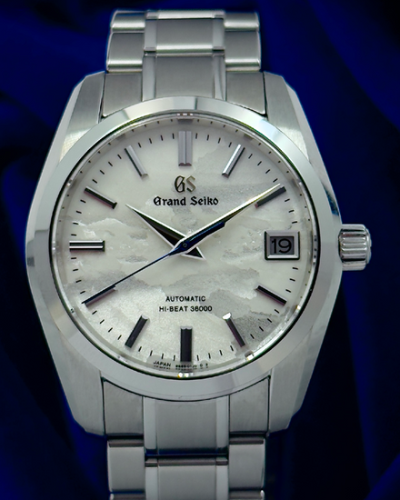2024 Grand Seiko Heritage "Caliber 9S 25th Anniversary" L.E. 37MM Silver "Mt. Iwate’s Sea of Clouds" Dial Steel Bracelet (SBGH311)