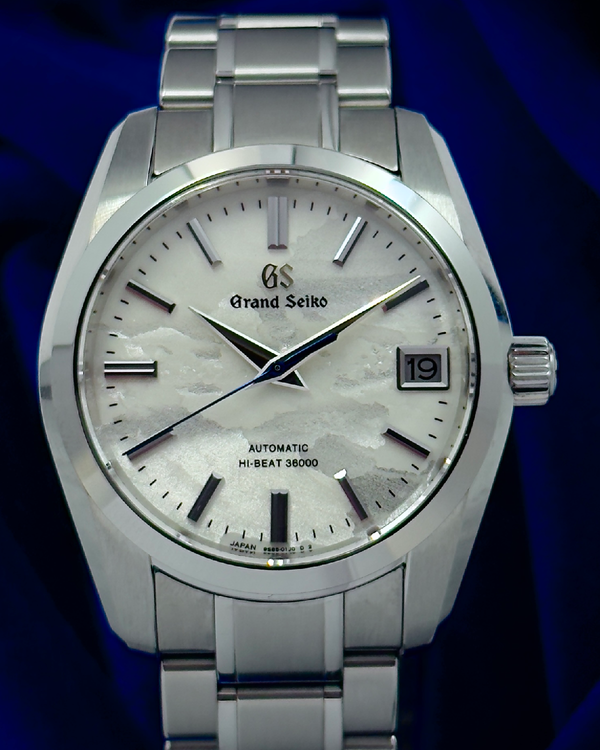 2024 Grand Seiko Heritage "Caliber 9S 25th Anniversary" L. E. 37MM Silver "Mt. Iwate’s Sea of Clouds" Dial Steel Bracelet (SBGH311)