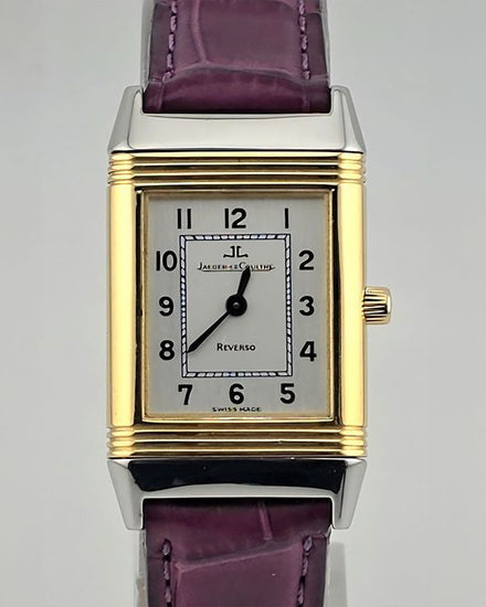 2006 Jaeger-LeCoultre Reverso Lady 20MM Silver Dial Leather Strap (260.5.86)