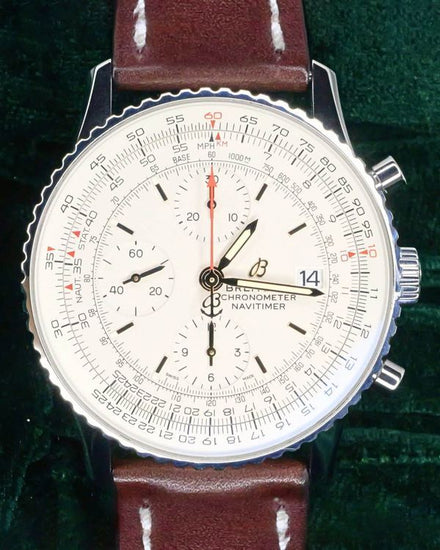 2022 Breitling Navitimer Heritage 41MM White Dial Leather Strap (A13324121G1X1)