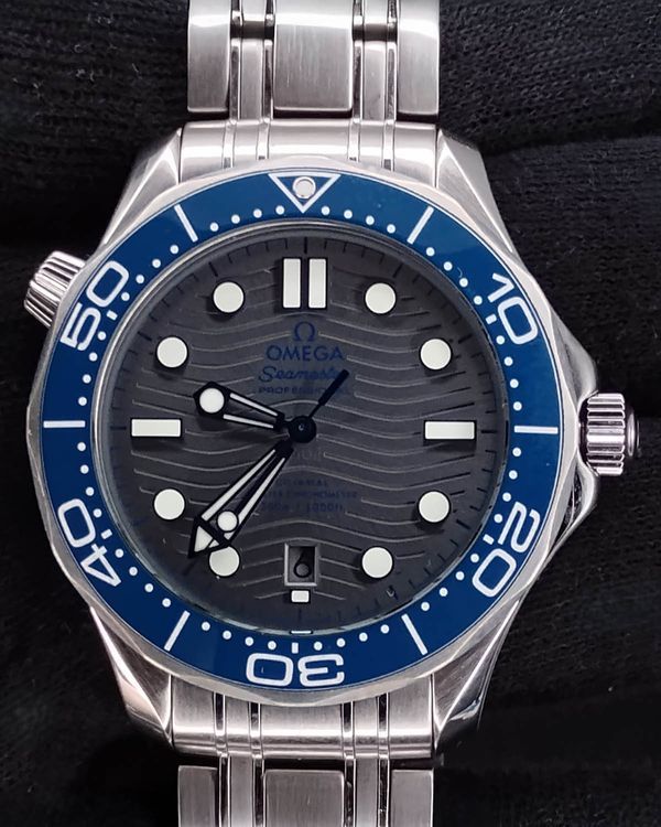 2023 Omega Seamaster Diver 300M 42MM Grey Dial Steel Bracelet (210.30.42.20.06.001)