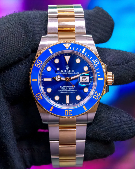 2025 Rolex Submariner Date "Bluesy" 41MM Blue Dial Two-Tone Bracelet (126613LB)