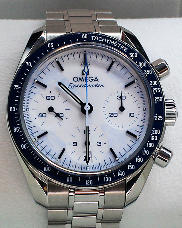 2026 Omega Speedmaster "Milano Cortina 2026" 38MM White Dial Steel Bracelet (522.30.38.50.04.001)
