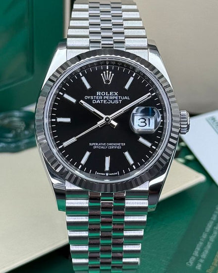 2022 Rolex Datejust 36MM Black Dial Jubilee Bracelet (126234)