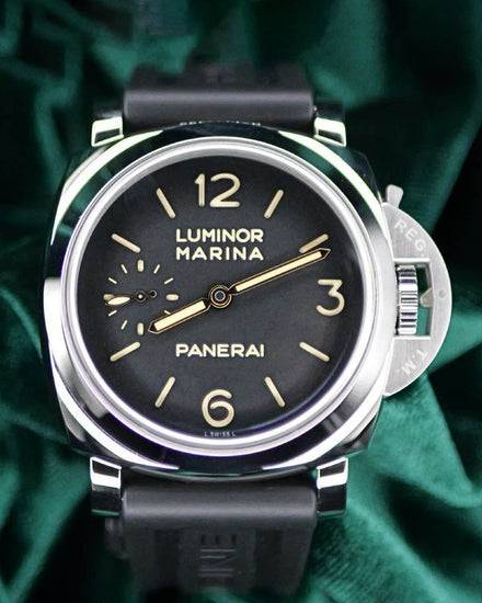 2024 Panerai Luminor Marina 1950 3 Days 47MM Black Dial Rubber Strap (PAM00422)