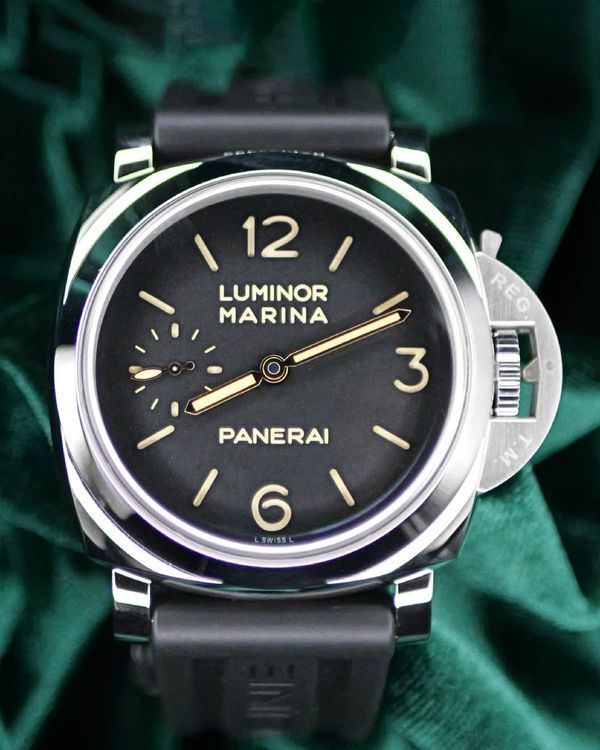 2024 Panerai Luminor Marina 1950 3 Days 47MM Black Dial Rubber Strap (PAM00422)