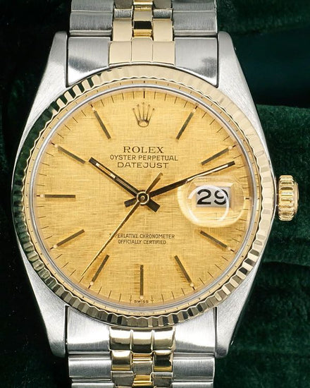 Rolex Datejust 36MM Champagne Dial Two-Tone Jubilee Bracelet (16013)
