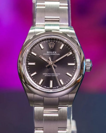 2024 Rolex Oyster Perpetual 28MM Black Dial Oyster Bracelet (276200)