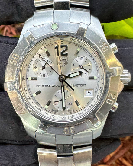 No Reserve - Tag Heuer 2000 40MM Quartz Silver Dial Steel Bracelet (CN1111)