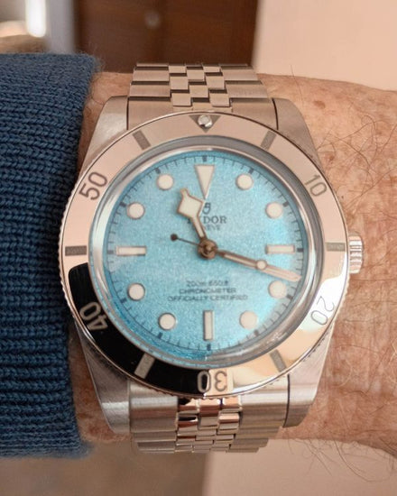 No Reserve - 2025 Tudor Black Bay 54 "Lagoon Blue" 37MM Blue Dial Steel Bracelet (79000)