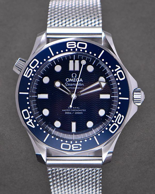 2024 Omega Seamaster Diver 300M "James Bond 60th Anniversary" 42MM Blue Dial Steel Bracelet (210.30.42.20.03.002)