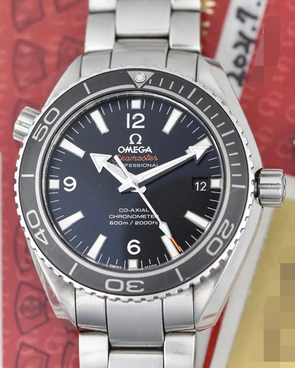 2021 Omega Seamaster Planet Ocean 600M 42MM Black Dial Steel Bracelet (232.30.42.21.01.001)