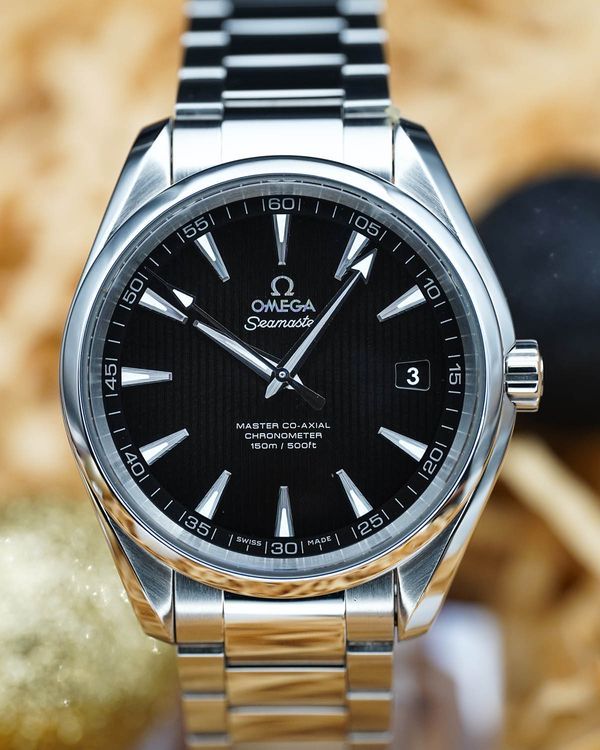No Reserve - 2024 Omega Seamaster Aqua Terra 150M 41.5MM Black Dial Steel Bracelet (231.10.42.21.01.003)