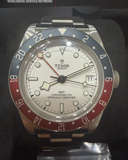 2025 Tudor Black Bay GMT "Pepsi" 41MM White Dial Steel Bracelet (79830RB)