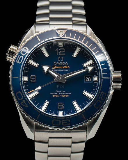 2025 Omega Seamaster Planet Ocean 600M 43.5MM Blue Dial Steel Bracelet (215.30.44.21.03.001)