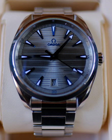 Omega Seamaster Aqua Terra 41MM Grey Dial Steel Bracelet (220.10.41.21.06.001)