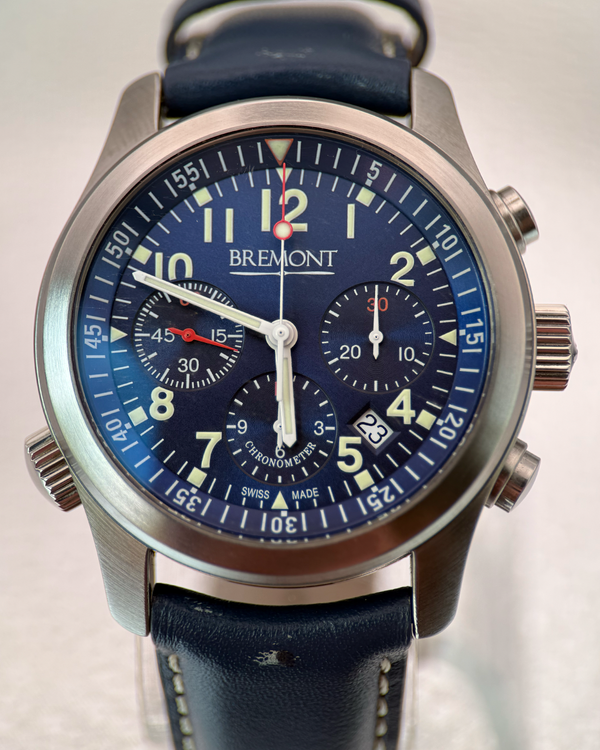 2010 Bremont ALT1-P2 Pilot 43MM Blue Dial Leather Strap (ALT1-P/BL)